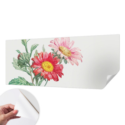Papel de parede para criança com estampa de flores delicadas