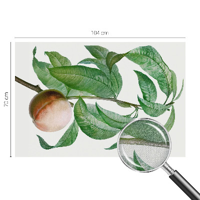 Papel de parede autocolante para quarto Pêssego maduro