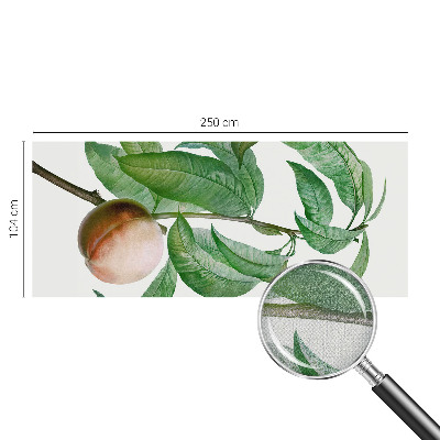 Papel de parede autocolante para quarto Pêssego maduro