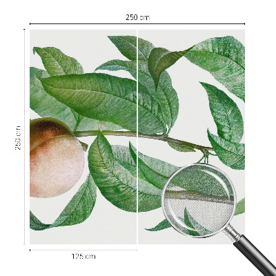 Papel de parede autocolante para quarto Pêssego maduro