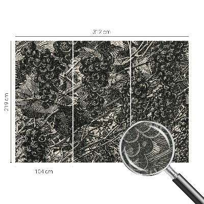 Autocolante de parede fotográfico Estampa de uva