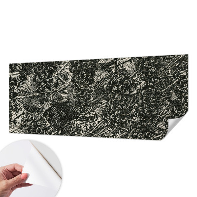 Autocolante de parede fotográfico com estampa de uva