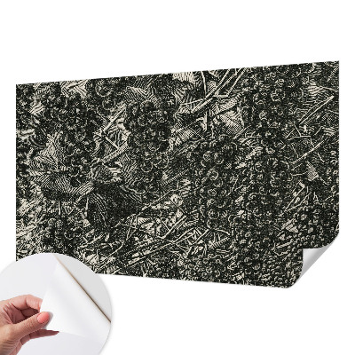 Autocolante de parede fotográfico com estampa de uva