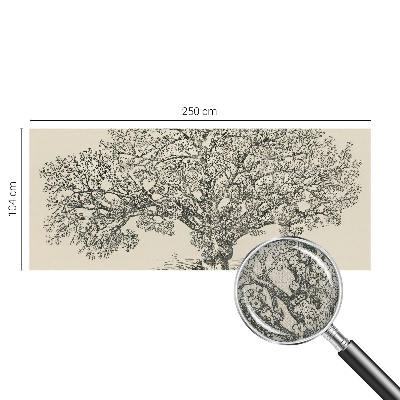 Papel de parede para criança Ilustração de árvore