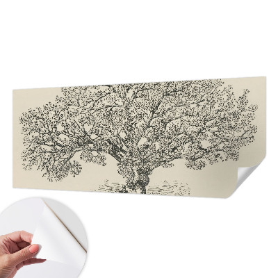 Papel de parede para criança Ilustração de árvore