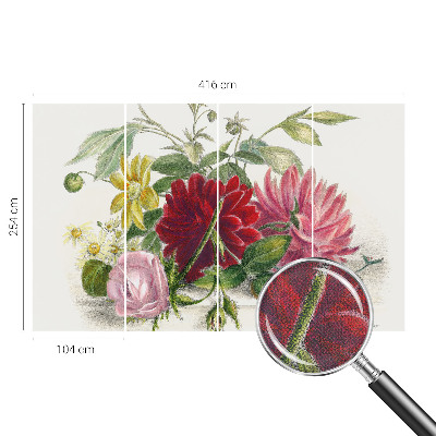 Papel de parede para criança Buquê de flores