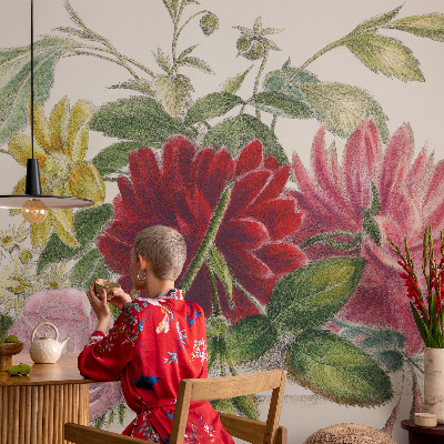 Papel de parede para criança Buquê de flores