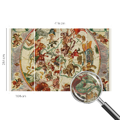 Papel de parede autocolante para quarto Composições estelares