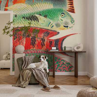 Papel de parede para criança Peixes exóticos
