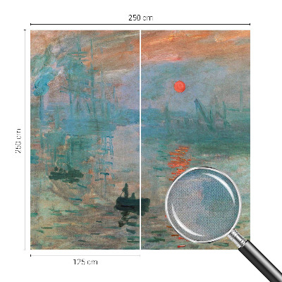 Papel de parede autocolante para quarto com estampa de paisagem portuária