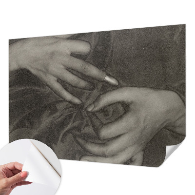 Papel de parede autocolante Material para as mãos