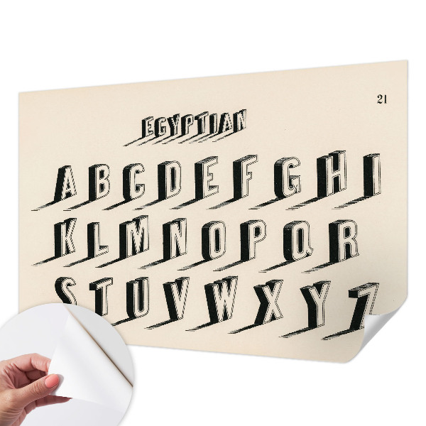 Papel de parede autocolante para sala com estilo vintage