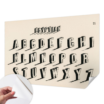 Papel de parede autocolante para sala com estilo vintage