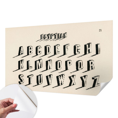 Papel de parede autocolante para sala com estilo vintage