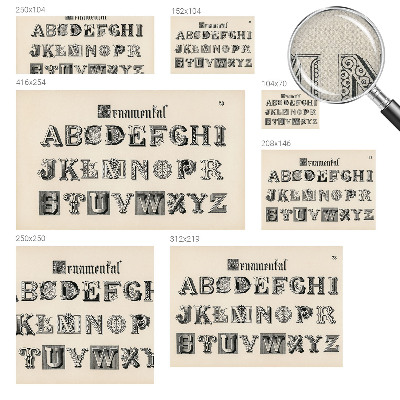 Papel de parede autocolante para quarto Letras decorativas