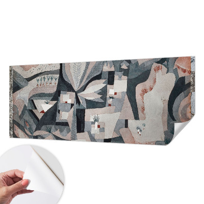 Papel de parede 3D com padrão de abstração da natureza