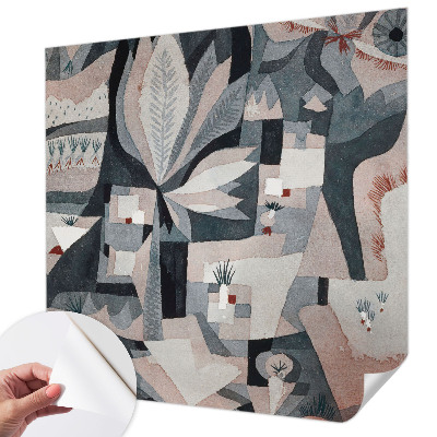 Papel de parede 3D com padrão de abstração da natureza