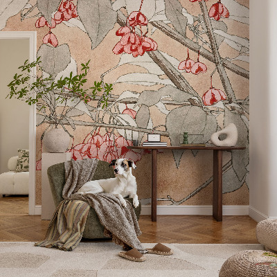 Papel de parede infantil Harmonia floral