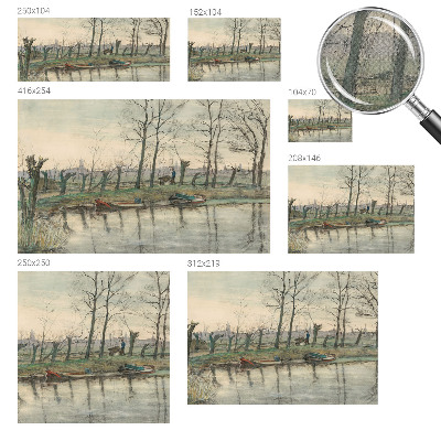 Autocolante de parede fotográfico Paisagem de inverno
