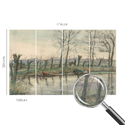 Autocolante de parede fotográfico Paisagem de inverno