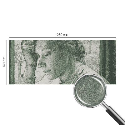 Papel de parede autocolante Mulher reflexiva