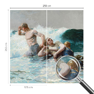 Papel de parede para criança combate naval