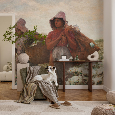 Papel de parede infantil Trabalhando no campo