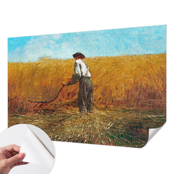 Papel de parede autocolante para sala Colheita ao sol