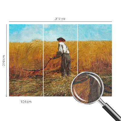 Papel de parede autocolante para sala Colheita ao sol