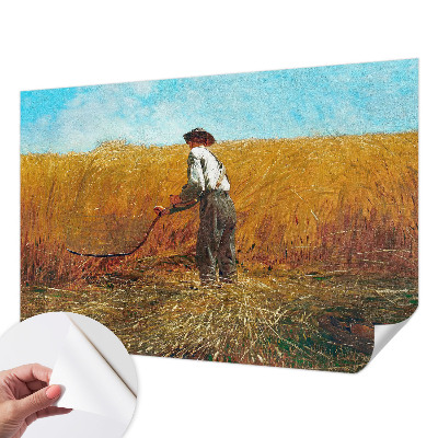 Papel de parede autocolante para sala Colheita ao sol