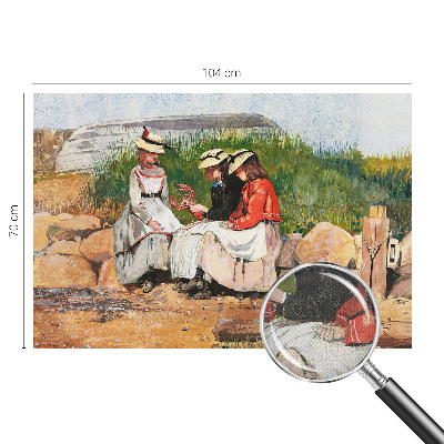 Autocolante de parede fotográfico com imagem temática de férias de verão