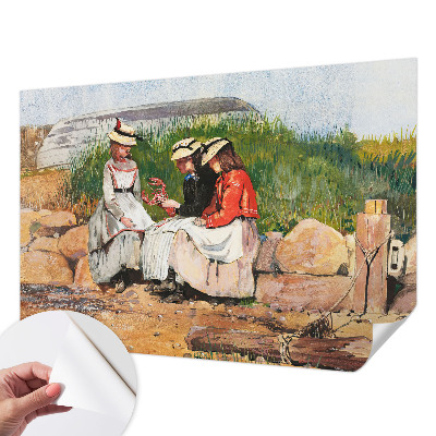 Autocolante de parede fotográfico com imagem temática de férias de verão