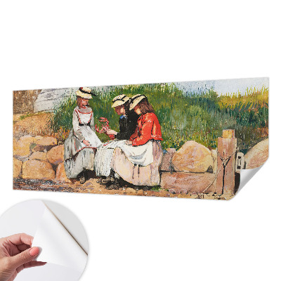 Autocolante de parede fotográfico com imagem temática de férias de verão