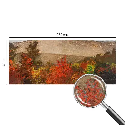 Papel de parede autocolante para quarto com estampa Panorama de outono