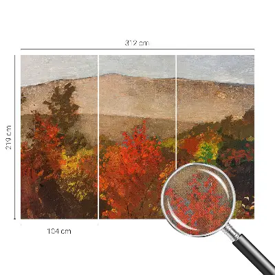 Papel de parede autocolante para quarto com estampa Panorama de outono