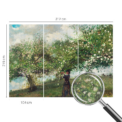 Papel de parede autocolante Cena de primavera