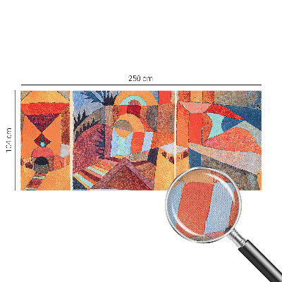 Papel de parede autocolante com padrão de mosaico colorido