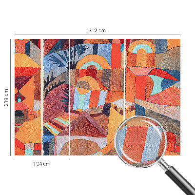 Papel de parede autocolante Mosaico colorido
