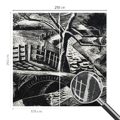 Autocolante de parede fotográfico Paisagem arquitetônica