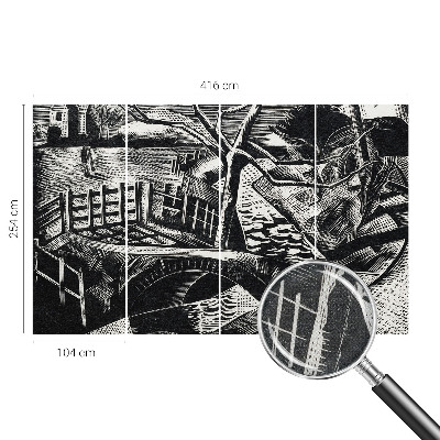 Autocolante de parede fotográfico Paisagem arquitetônica