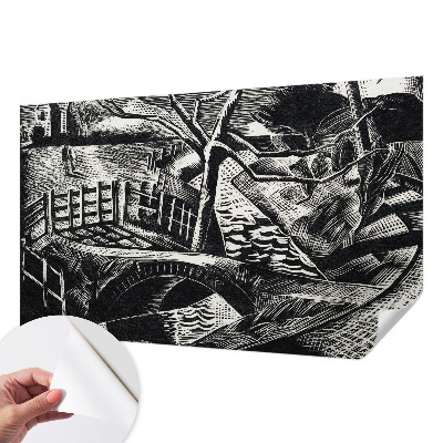 Autocolante de parede fotográfico Paisagem arquitetônica