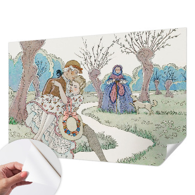 Papel de parede 3D Cena romântica