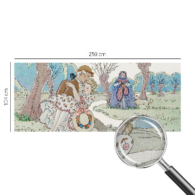 Papel de parede 3D Cena romântica