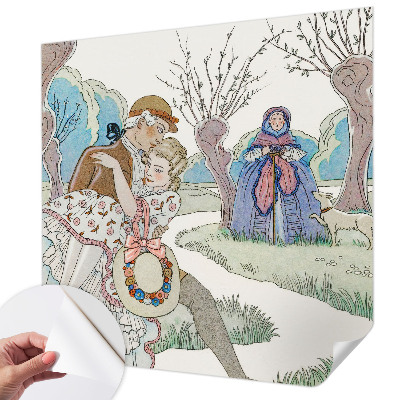 Papel de parede 3D Cena romântica