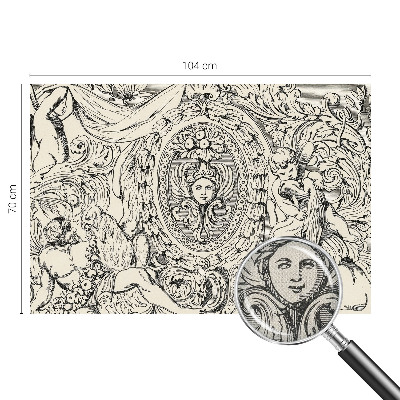 Papel de parede para criança com uma profusão de ornamentos