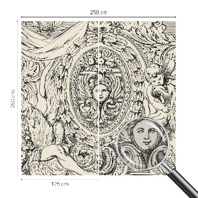 Papel de parede para criança com uma profusão de ornamentos