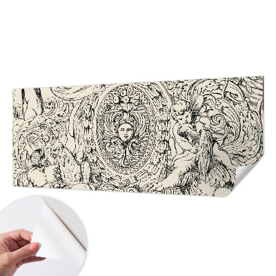 Papel de parede para criança com uma profusão de ornamentos