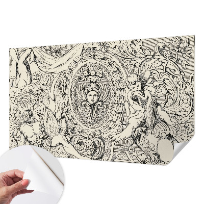 Papel de parede para criança com uma profusão de ornamentos