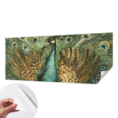 Papel de parede 3D Pavão majestoso