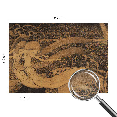 Papel de parede para criança Personagens surrealistas